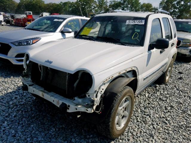 1J4GK58K95W538318 - 2005 JEEP LIBERTY LI WHITE photo 2