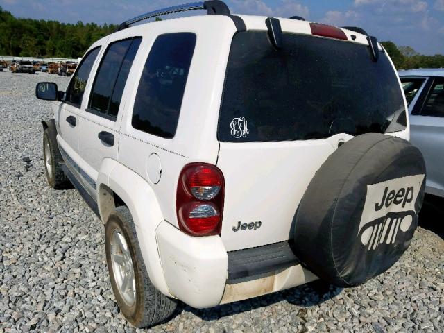 1J4GK58K95W538318 - 2005 JEEP LIBERTY LI WHITE photo 3