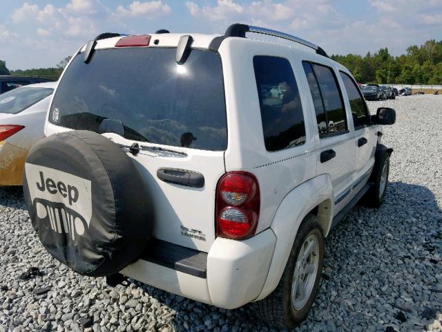 1J4GK58K95W538318 - 2005 JEEP LIBERTY LI WHITE photo 4