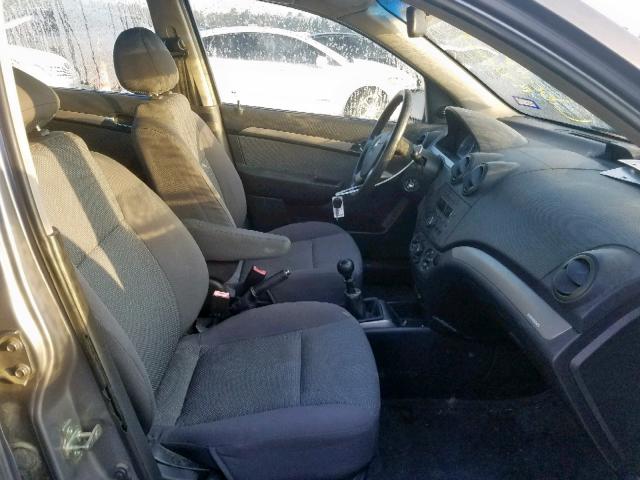 KL1TD56607B176451 - 2007 CHEVROLET AVEO BASE Boz foto 5