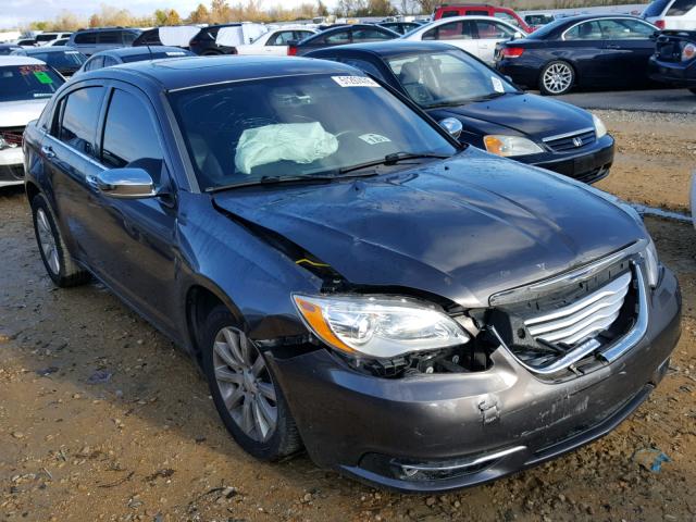 1C3CCBCG7EN185221 - 2014 CHRYSLER 200 LIMITE GRAY photo 1