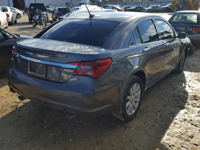 1C3CCBCG7EN185221 - 2014 CHRYSLER 200 LIMITE GRAY photo 4