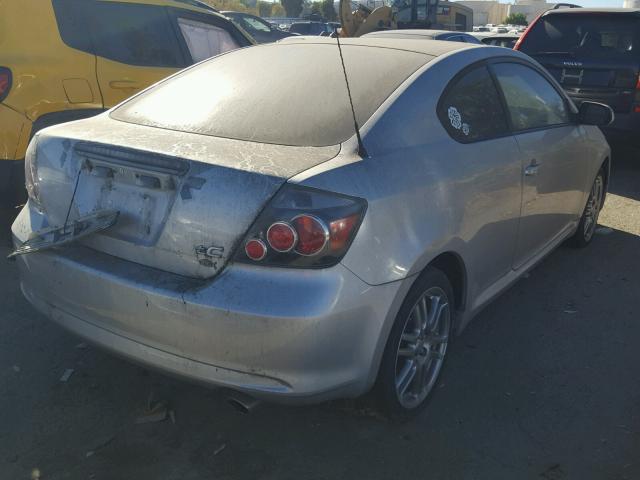 JTKDE167X80235605 - 2008 TOYOTA SCION TC 银色 照片 4