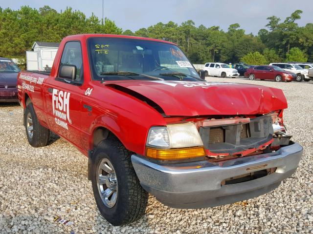 1FTYR10C1YPA80582 - 2000 FORD RANGER RED photo 1