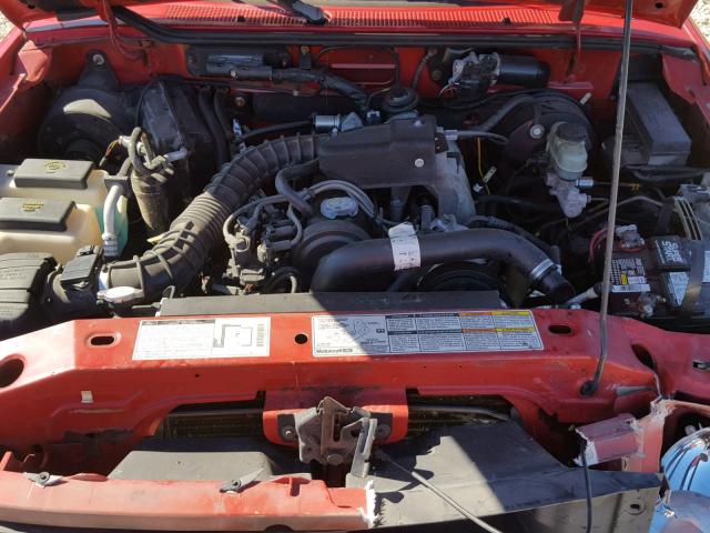 1FTYR10C1YPA80582 - 2000 FORD RANGER RED photo 7