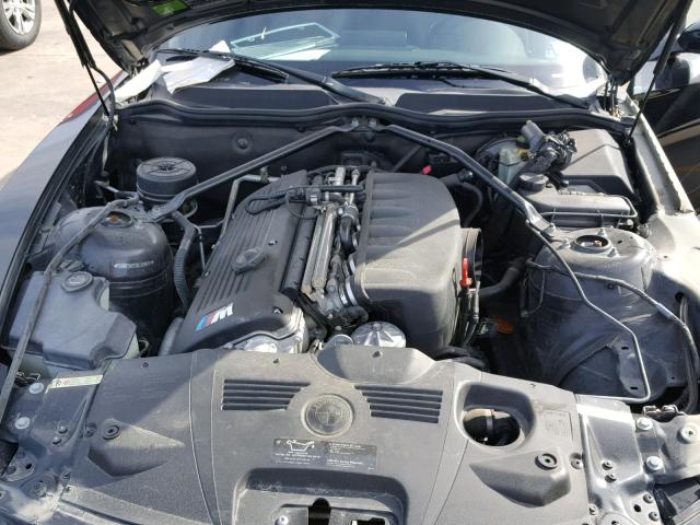 5UMBT93536LE89656 - 2006 BMW M ROADSTER BLACK photo 7