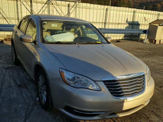 1C3CCBAB8EN206245 - 2014 CHRYSLER 200 LX BEIGE photo 1