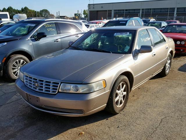 1G6KS54Y71U289181 - 2001 CADILLAC SEVILLE SL BURGUNDY photo 2