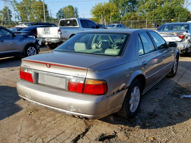 1G6KS54Y71U289181 - 2001 CADILLAC SEVILLE SL BURGUNDY photo 4