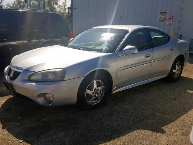 2G2WS522341112788 - 2004 PONTIAC GRAND PRIX SILVER photo 2
