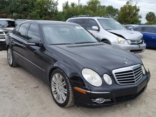 WDBUF56X78B356591 - 2008 MERCEDES-BENZ E 350 BLACK photo 1