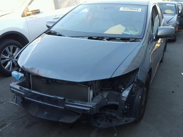 JHMZE2H32DS003266 - 2013 HONDA INSIGHT GRAY photo 2