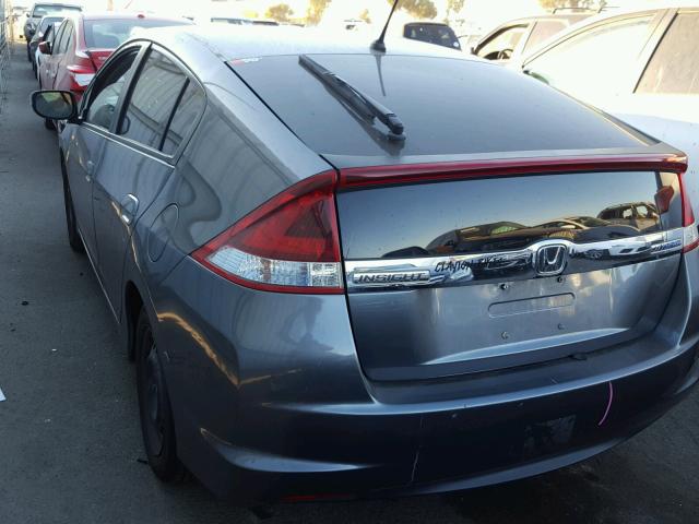 JHMZE2H32DS003266 - 2013 HONDA INSIGHT GRAY photo 3