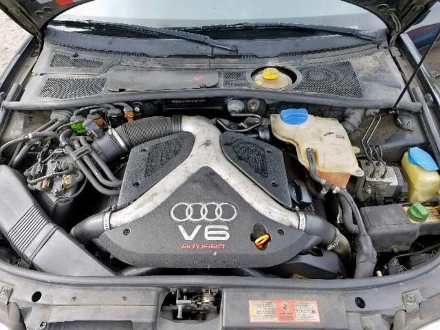 WAUDD68D9YA141703 - 2000 AUDI S4 2.7 QUA BLACK photo 7