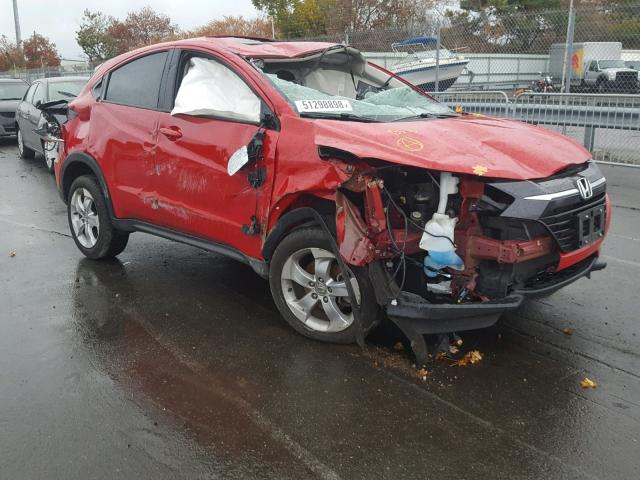 3CZRU6H52GM753268 - 2016 HONDA HR-V EX RED photo 1