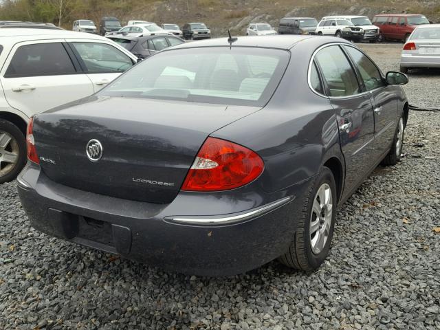 2G4WC582981191983 - 2008 BUICK LACROSSE C BLUE photo 4