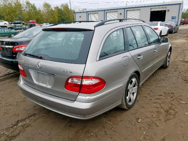 WDBUH83J96X208602 - 2006 MERCEDES-BENZ E 500 4MAT GRAY photo 4