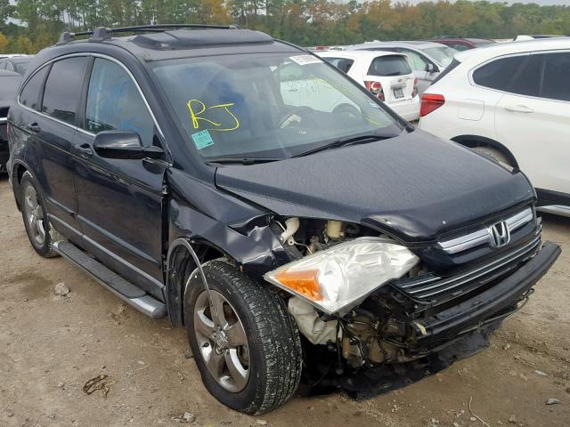 5J6RE48758L031864 - 2008 HONDA CR-V EXL BLACK photo 1