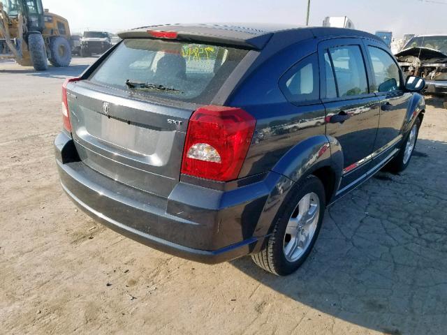 1B3HB48B17D367875 - 2007 DODGE CALIBER SX BLACK photo 4