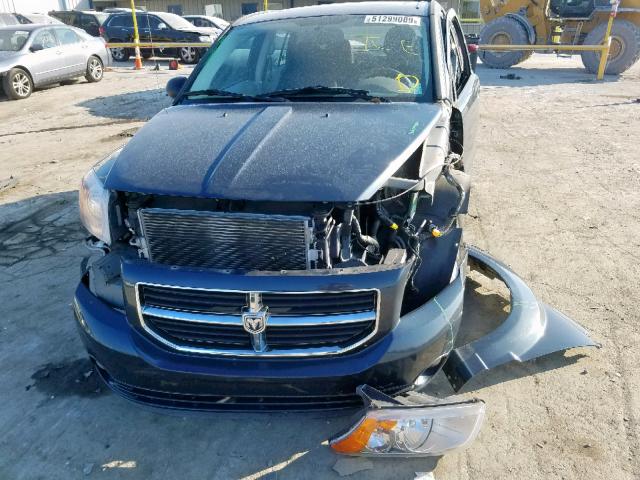 1B3HB48B17D367875 - 2007 DODGE CALIBER SX BLACK photo 9