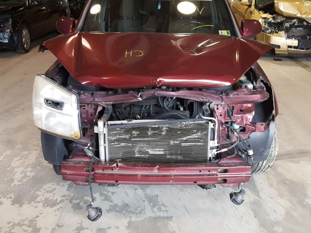 2CNDL737186011985 - 2008 CHEVROLET EQUINOX SP BURGUNDY photo 7