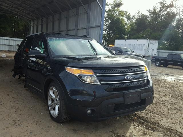 1FM5K7F83DGA36120 - 2013 FORD EXPLORER L BLACK photo 1