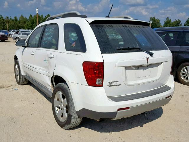 2CKDL33F296233546 - 2009 PONTIAC TORRENT WHITE photo 3