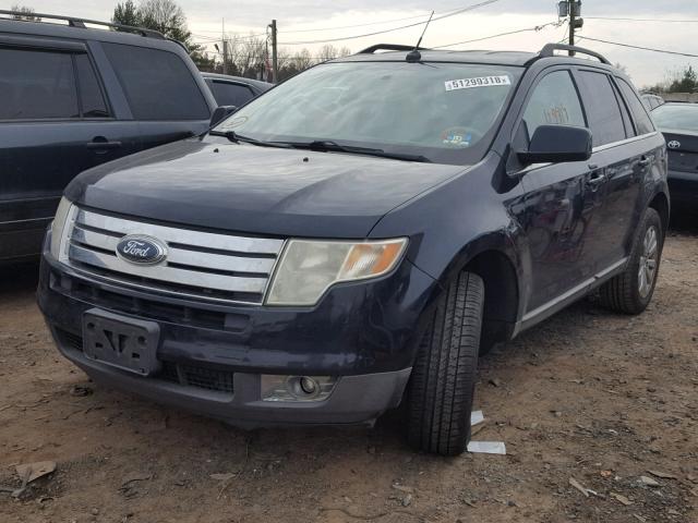 2FMDK39C38BA56272 - 2008 FORD EDGE LIMIT BLUE photo 2