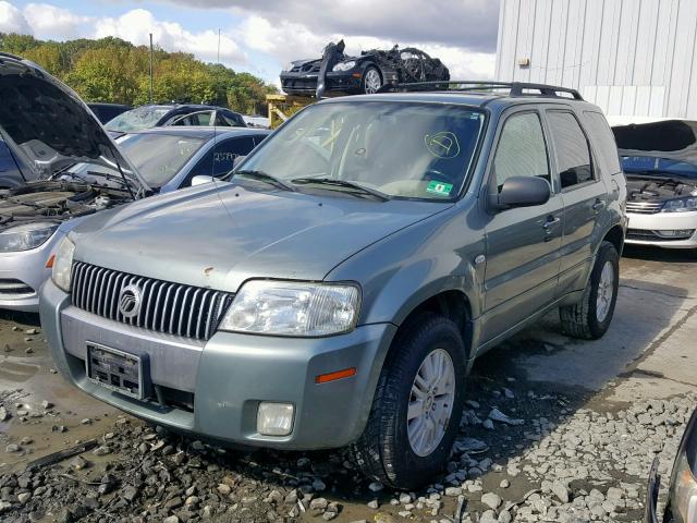 4M2CU91147KJ09986 - 2007 MERCURY MARINER LU GREEN photo 2