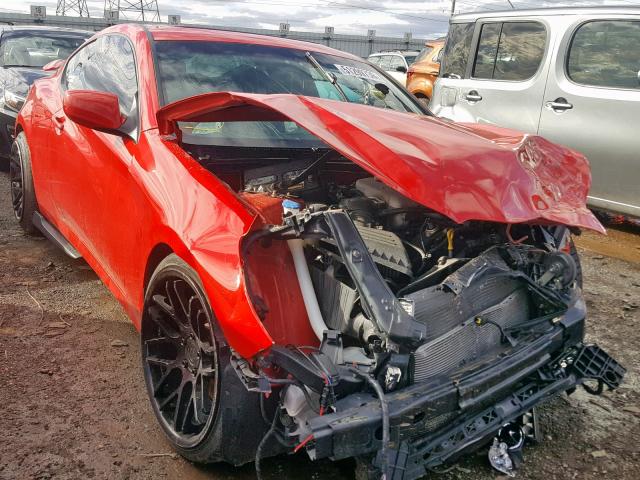 KMHHU6KH3BU055840 - 2011 HYUNDAI GENESIS CO RED photo 1