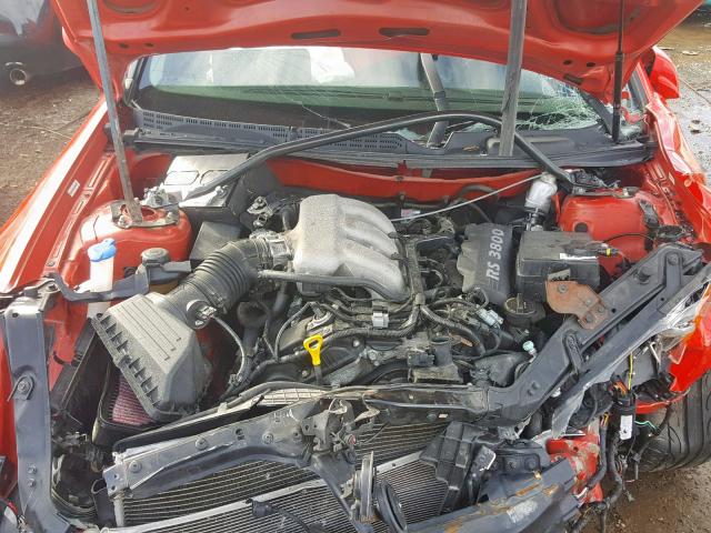 KMHHU6KH3BU055840 - 2011 HYUNDAI GENESIS CO RED photo 7