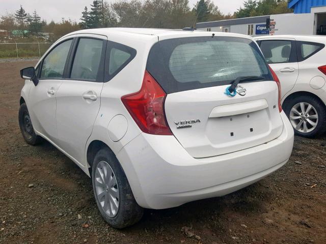 3N1CE2CP0GL350568 - 2016 NISSAN VERSA NOTE WHITE photo 3