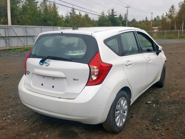 3N1CE2CP0GL350568 - 2016 NISSAN VERSA NOTE WHITE photo 4