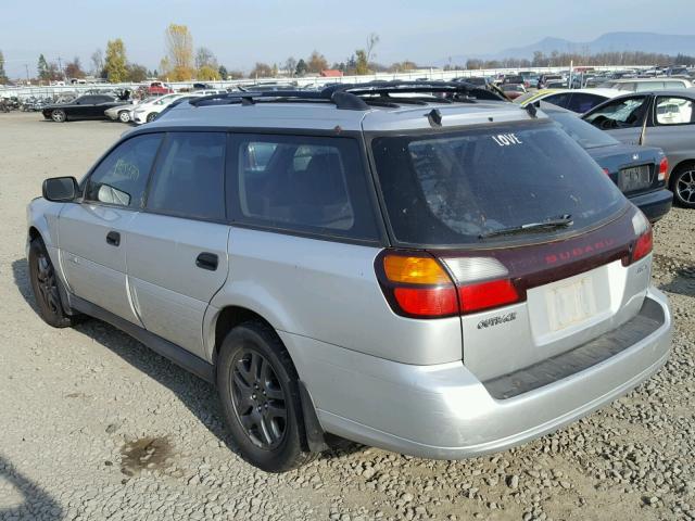 4S3BH675X47626268 - 2004 SUBARU LEGACY OUT SILVER photo 3