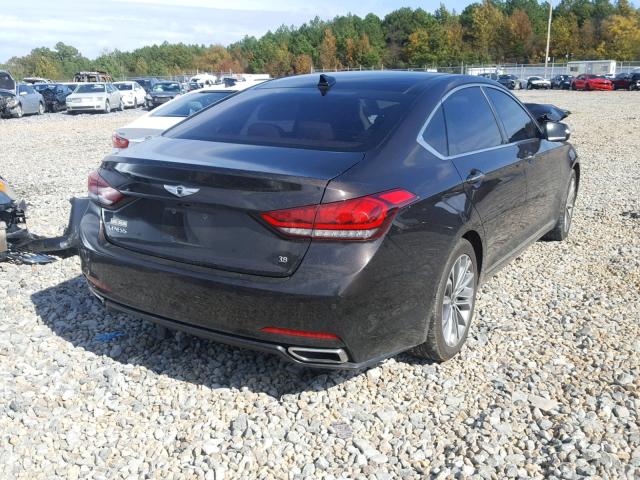 KMHGN4JE4FU027894 - 2015 HYUNDAI GENESIS 3. BROWN photo 4