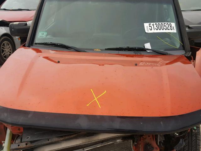 5J6YH286X5L015041 - 2005 HONDA ELEMENT EX ORANGE photo 7