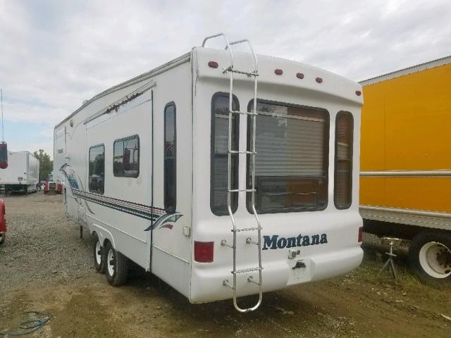 4YDF3282924500685 - 2002 MONT 5TH WHEEL WHITE photo 3