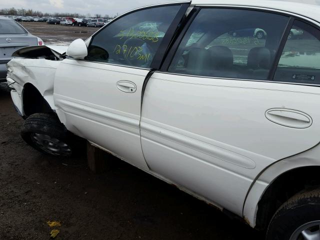 1G4HR54K21U272203 - 2001 BUICK LESABRE LI WHITE photo 10