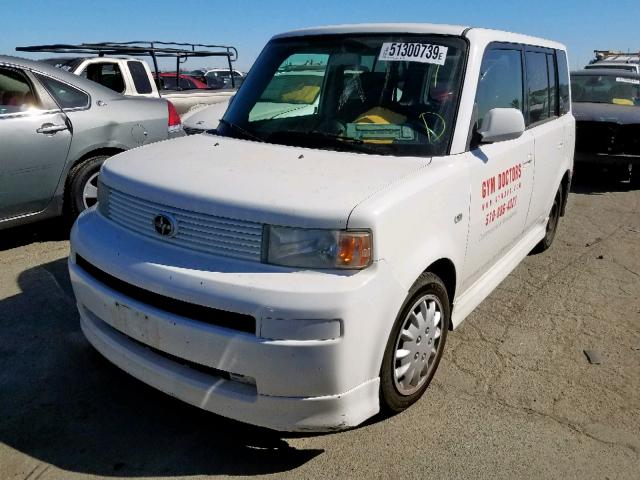 JTLKT324364114338 - 2006 TOYOTA SCION XB თეთრი ფოტო 2