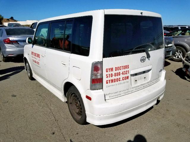 JTLKT324364114338 - 2006 TOYOTA SCION XB თეთრი ფოტო 3