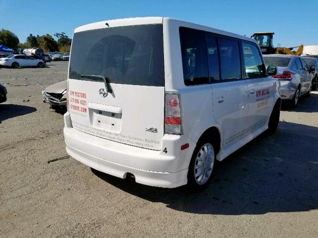 JTLKT324364114338 - 2006 TOYOTA SCION XB თეთრი ფოტო 4