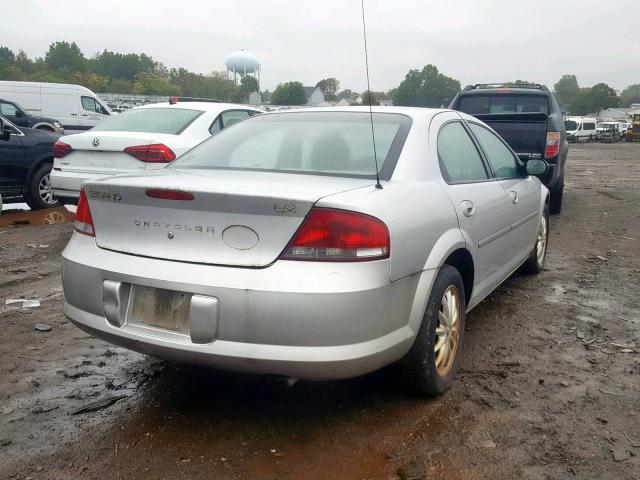 1C3EL46X32N298093 - 2002 CHRYSLER SEBRING LX SILVER photo 4