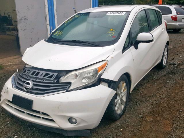 3N1CE2CP6EL363709 - 2014 NISSAN VERSA NOTE WHITE photo 2