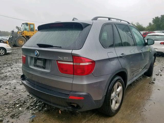 4USFE43537LY81015 - 2007 BMW X5 3.0I GRAY photo 4