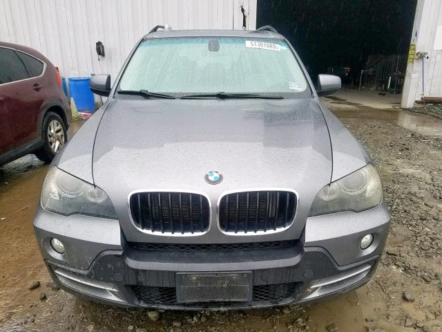 4USFE43537LY81015 - 2007 BMW X5 3.0I GRAY photo 9