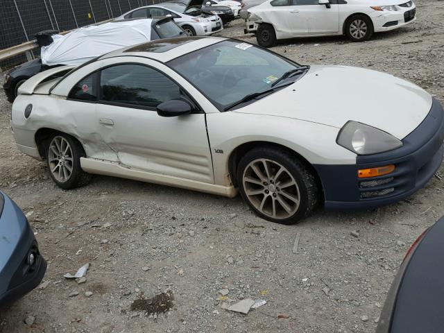 4A3AC84H21E131961 - 2001 MITSUBISHI ECLIPSE GT WHITE photo 1