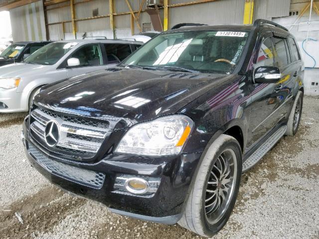 4JGBF71EX7A133097 - 2007 MERCEDES-BENZ GL 450 4MA BLACK photo 2