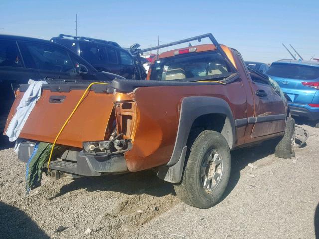 1GCDS14E978245558 - 2007 CHEVROLET COLORADO ORANGE photo 4