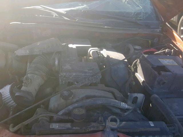 1GCDS14E978245558 - 2007 CHEVROLET COLORADO ORANGE photo 7