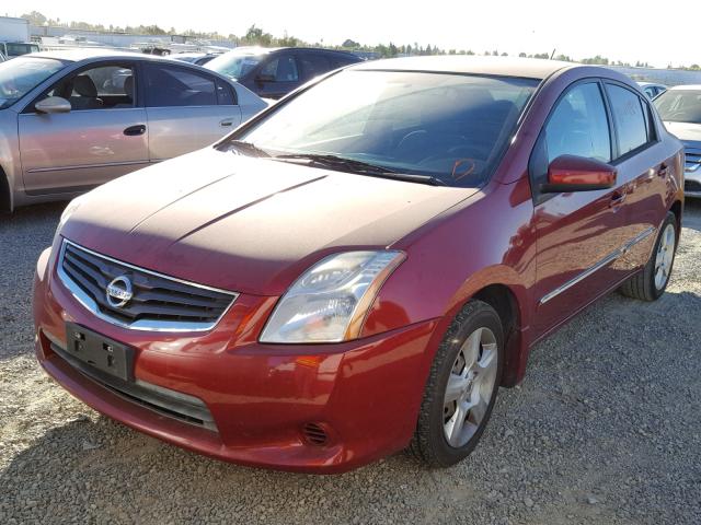 3N1AB6AP1AL714255 - 2010 NISSAN SENTRA 2.0 RED photo 2